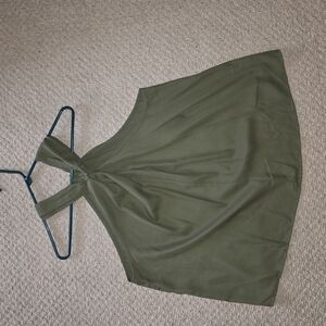 Olive Green Halter Top